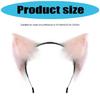 Halloween Wolf Ear Headbands Nonslip Design Cosplay Accessory Lightweight Daily Wear Fashion Hair Decoration