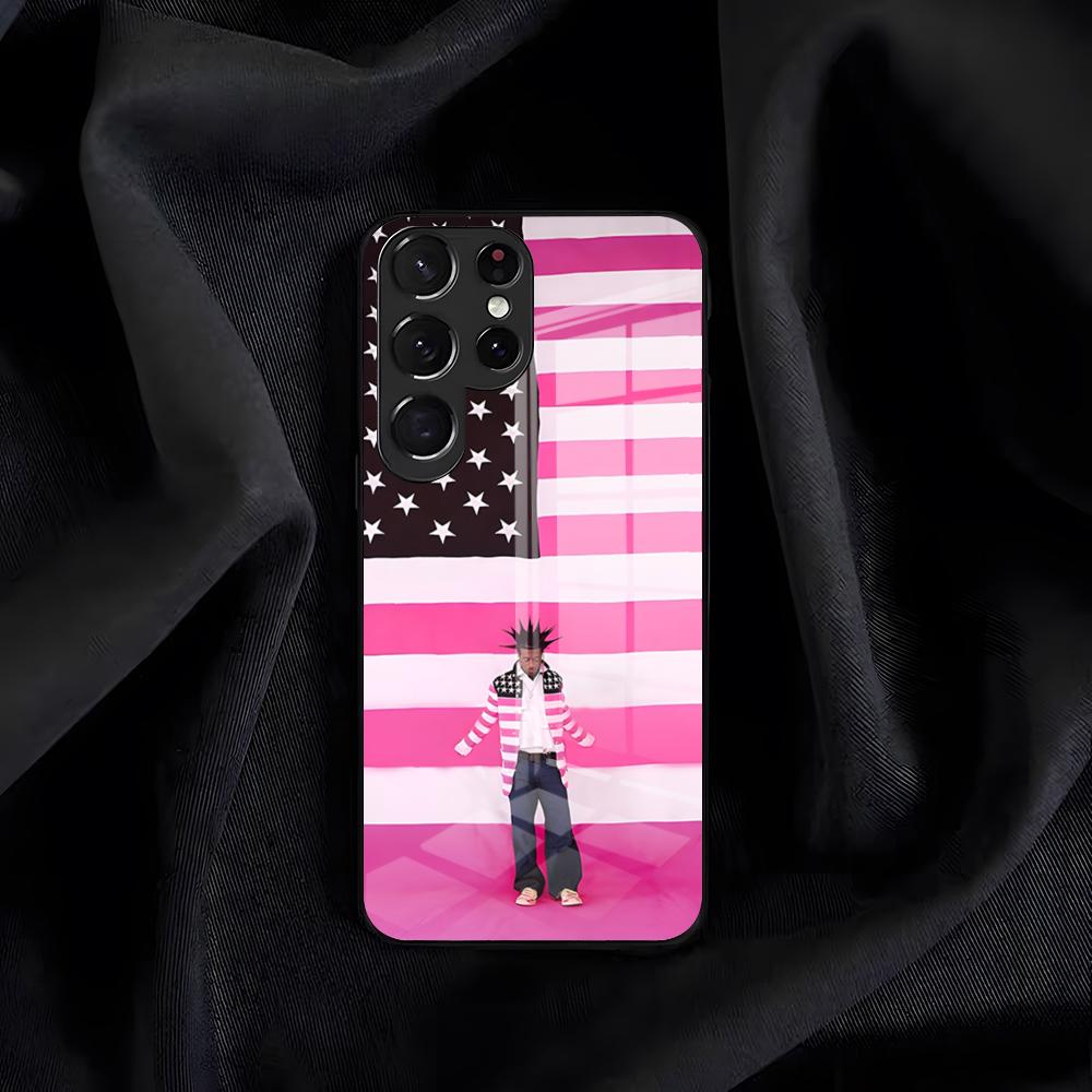 Lil Uzi V-Vert Rapper Phone Case For Samsung S26 S25 Edge S24 S23 S22 S21 S20 Ultra Plus FE Glass Cover