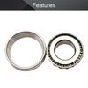 Othmro 1Pcs 30205 Tapered Roller Bearing Cone and Cup Set, 25mm Bore 52mm OD 16.25mm Thickness