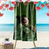 Billie Eilish Custom Name Print Beach Towel, Large Soft Quick Dry Towel for Beach Camping Swimming