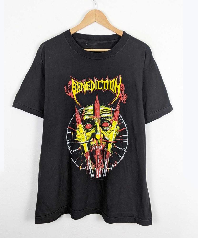 Футболка унисекс Band Benediction Euro Tour Все размеры от S до 5XL LL2222 Футболка унисекс S