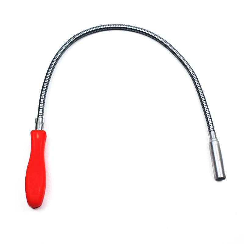 

Гибкий инструмент для захвата пружинный магнит присоска для захвата гаек болтов ловец оранжевый