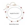 Korean Fashion Kpop Cherry Choker Transparent Beads Women Necklace For Female Pendant Necklaces Party Jewelry Gift