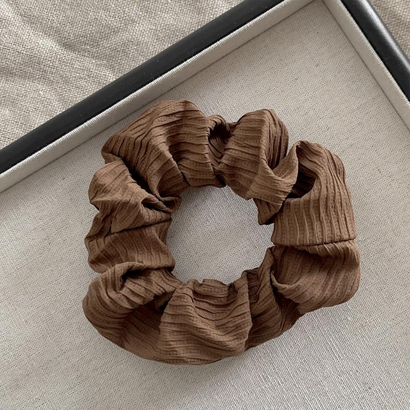 

Однотонные полосатые резинки для волос, эластичные резинки для волос, корейские резинки для волос для женщин и девочек, аксессуары для волос «конский хвост» One Size