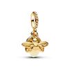 Copper Metal Romantic Stars and Moon Snowflakes Charm Bead Component Designed For High Quality Fine Jewelry Craft Making Compatible With Do It