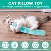 7Pcs Plush Cat Pillow Toy with Catnip Inside Interactive Cat Chew Toys Pet Supplies for Teeth Cleaning & Indoor Playing Exercise