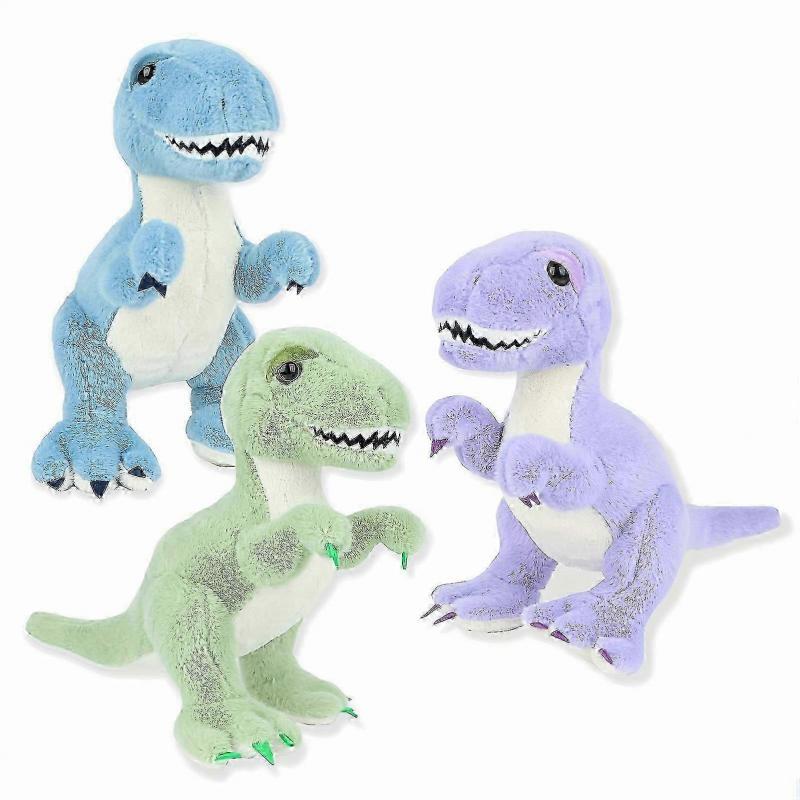 11.02in Jucărie de pluș Dinozaur Desen Animat, Drăguț Dinozaur Tyrannosaurus Rex Animal de Pluș, Jucărie Moale Pentru Copii Băieți Cadou de Ziua de Naștere Sărbătoare Crăciun Hallowee
