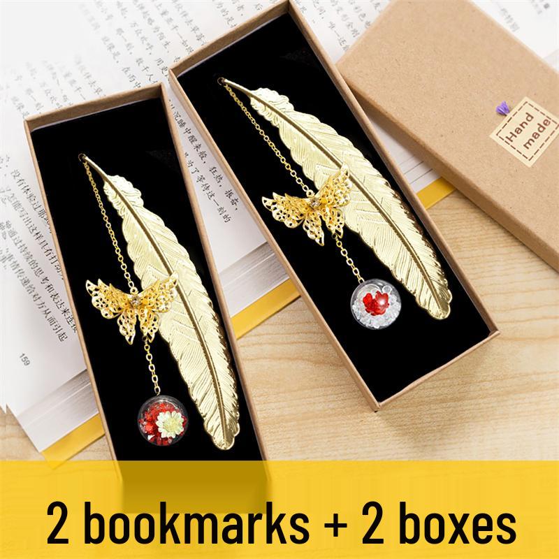 Elegant Metal Panda Bookmark Gift Box - Chinese Style for Teacher's Day, Graduation & Birthdays