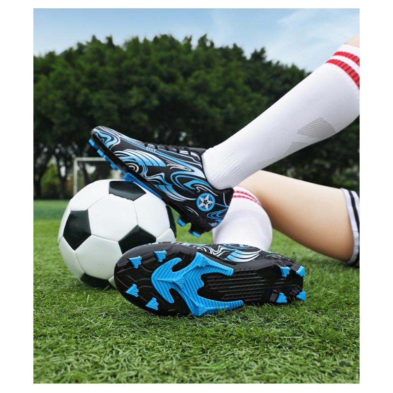 Non Slip Cleats Low Top Professional Kids Youth Football Training Sports Shoes