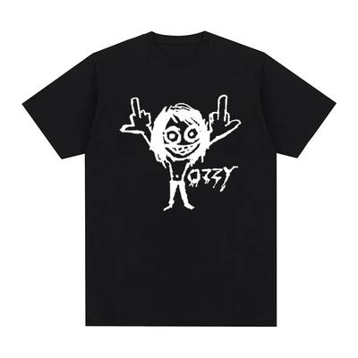 Ozzy Osbourne Es el Fin de Semana Camiseta Vintage Black Sabbath Ropa Genial Camiseta 100% Algodón para Hombre Camiseta Estilo Nuevo
