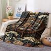 1PC Ships and Lighthouses  Print FlAannel Blanket, High Quality Comfortable for All Seasons, Home Decor, Warmth and Comfort