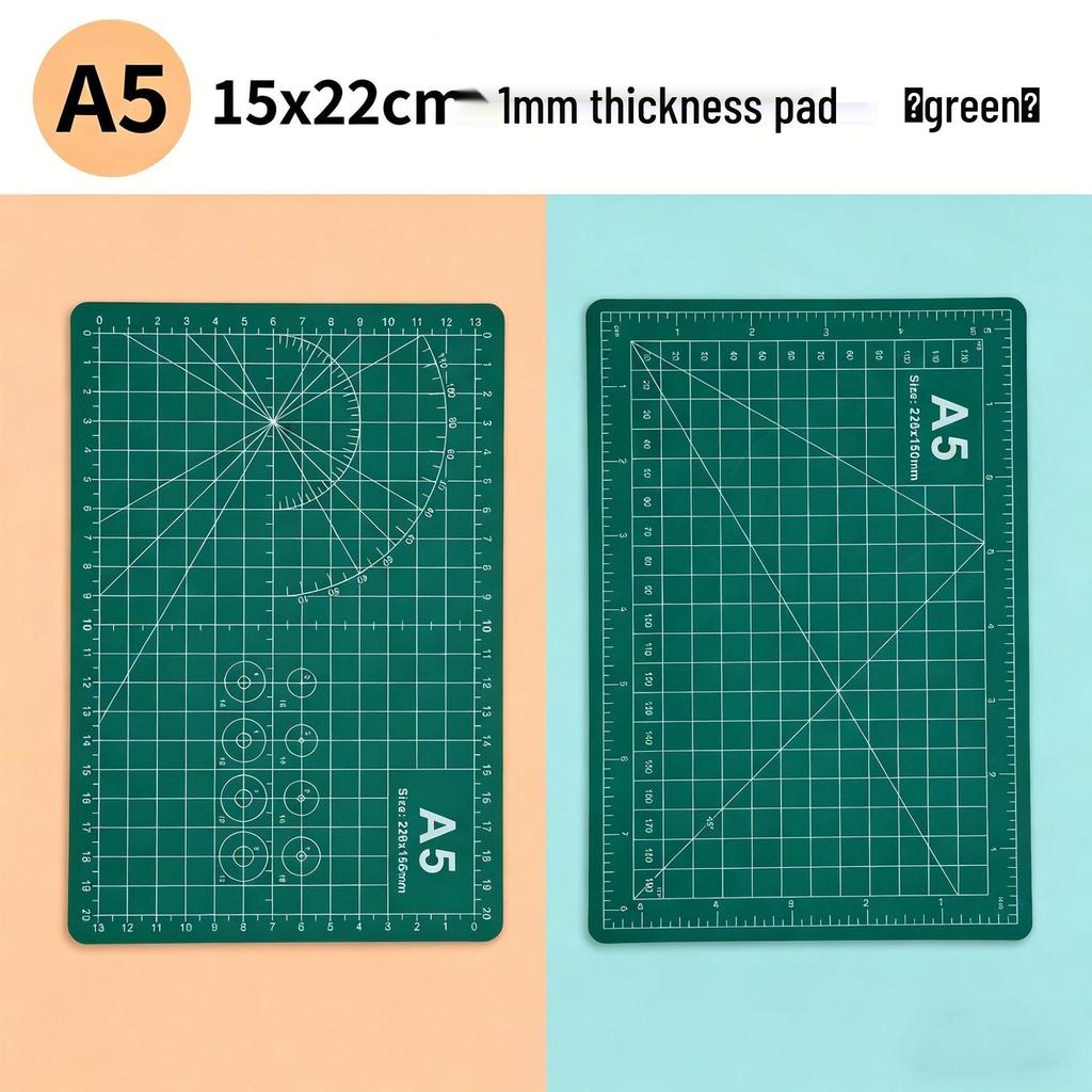 A2/A3/A4 Double-Sided Cutting Mat for Desktop Protection and Crafting - Ideal for Carving, Eraser Stamping, and Paper Cutting.