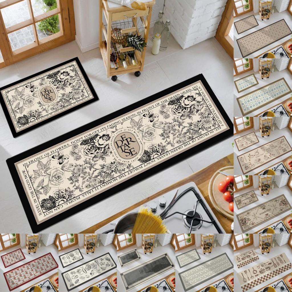 Pvc Long Rectangular Kitchen Floor Mat Waterproof Oilproof Nonslip For House Kitchen