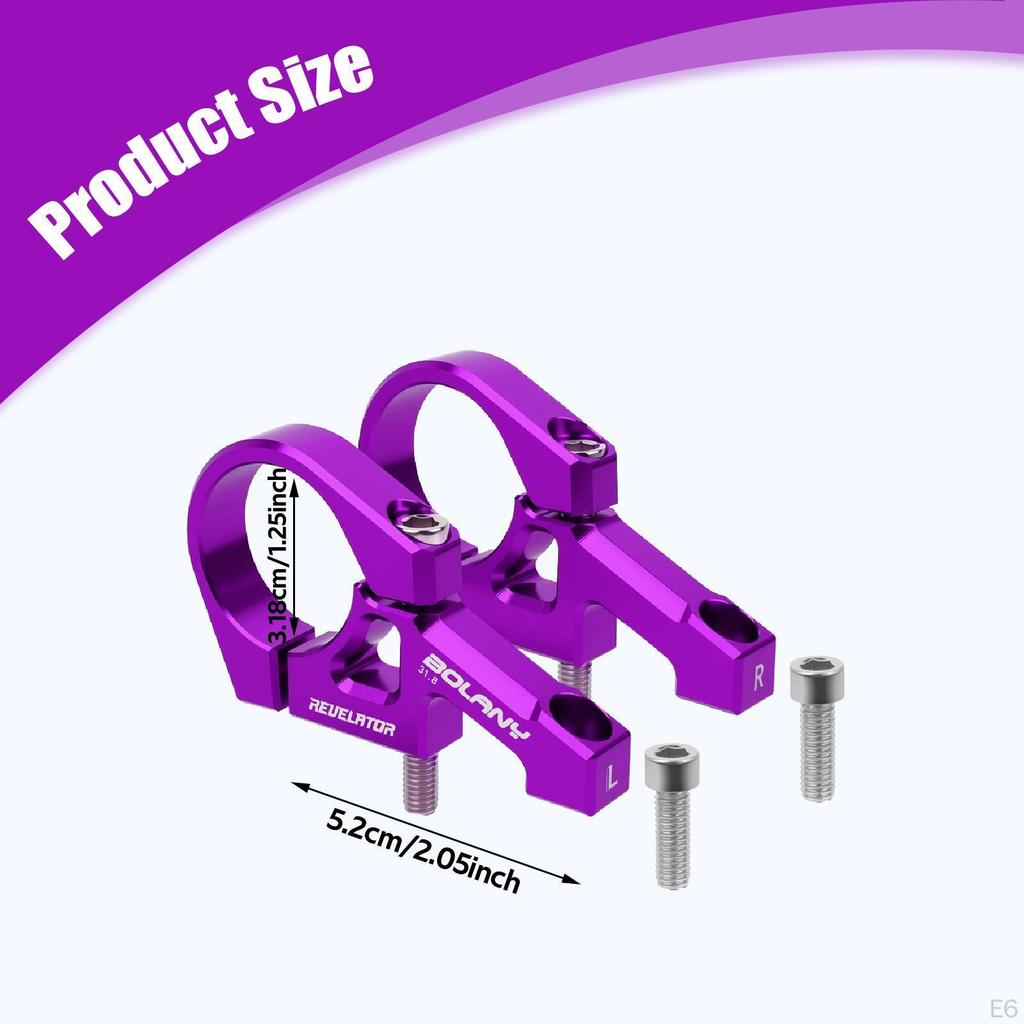 1 Pair , Direct Replacement Bicycle Handlebar Stem, Aluminum Alloy, Easy Installation, 31.8mm, for