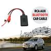 Parti dell'interfaccia 2RCA dell'adattatore AUX-in del modulo ricevitore Bluetooth universale per auto 12V
