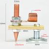 1Pc Strong Magnetic Welding Ground Clamp Magnet Head Welder Holder Fixture Sheet Metal Repair Ground Wire Clamp
