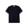 Men's Cuff Logo Label Printing Short Sleeve Black 80262241