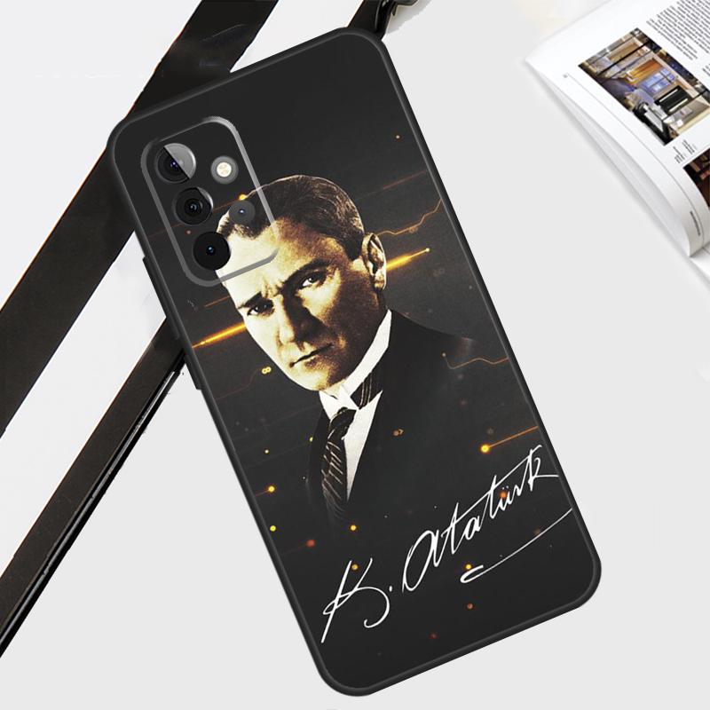 Mustafa Kemal Ataturk Case For Samsung Galaxy A12 A22 A32 A52 A56 A36 A26 A16 A06 A54 A34 A14 A13 A53 A15 A35 A55