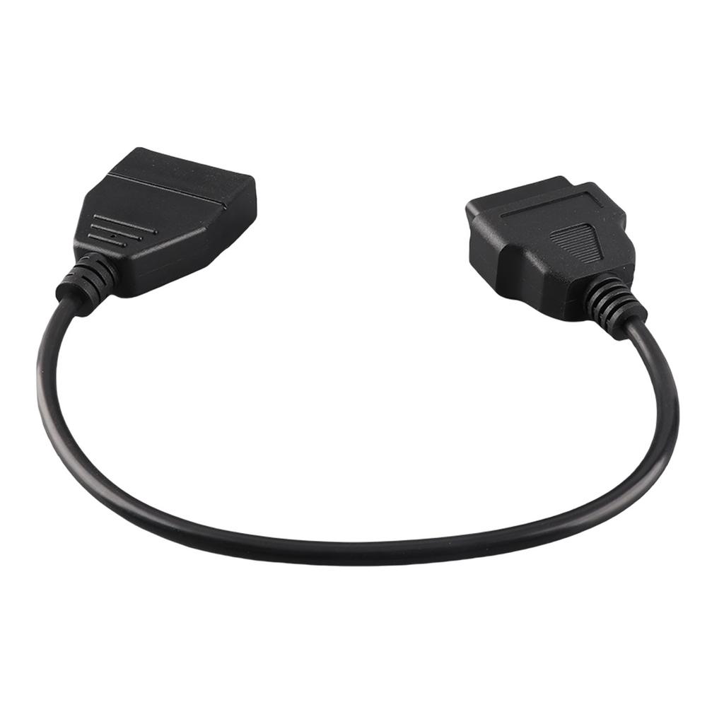 Professional Auto Diagnostic Connector Cable for 12Pin Male to OBD 16Pin Female Adapter