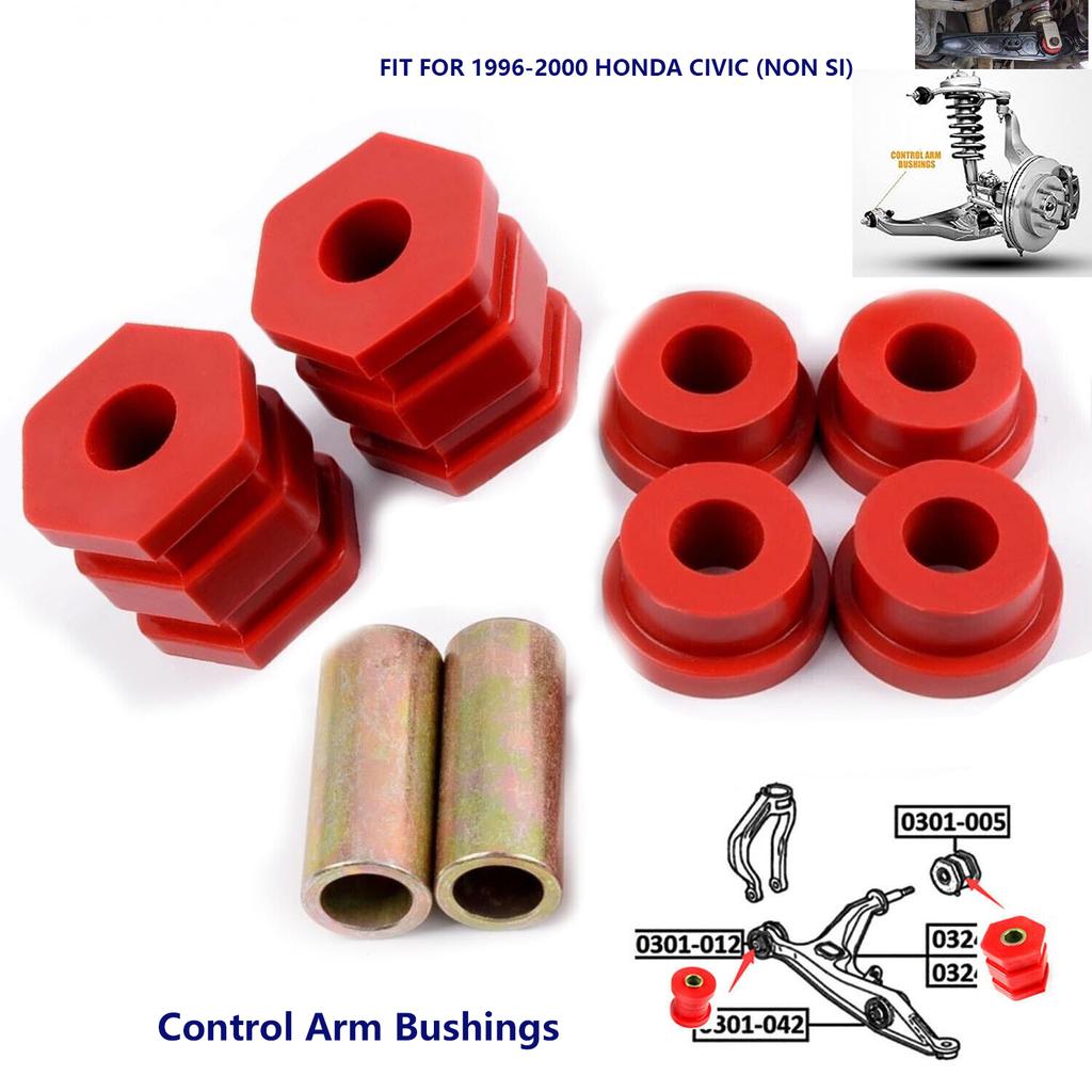 Vervangende Prothane Voorste Draagarm Bussen Kit voor 1996-2000 Honda Civic EK Non Si