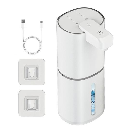 

Automatic Soap Dispenser Bathroom Soap Dispenser Wall Mounted Touchless Hand IPX5 Waterproof USB Rechargeable A білий