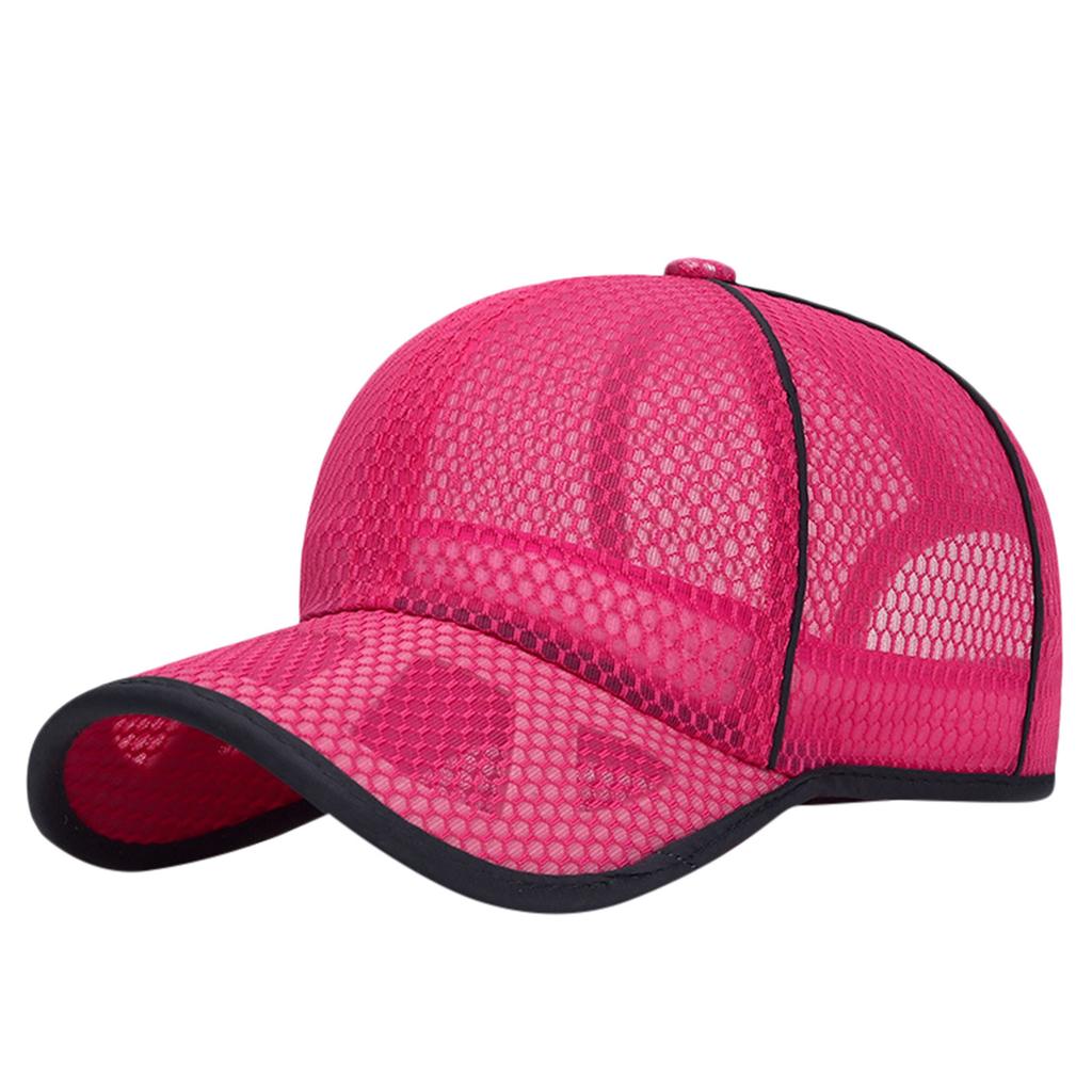 Uomo Donna Cappellino da Baseball Estivo Completamente in Rete Asciugatura Rapida Raffreddante Protezione Solare Escursionismo Golf Corsa Regolabile Snapback Cappello gorras