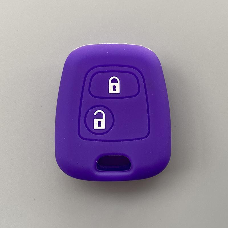 silicone car key cover case for Citroen Berligo Xsara Saxo C1C2 C3 C4 C5 C8 Picasso For Peugeot 106 206 207 306 307 406 407 Key