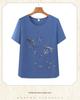 2026 Mid-aged & Elderly Women's Summer Short-sleeve Two-piece Set - Grandma Mom Pajama Top & Pants