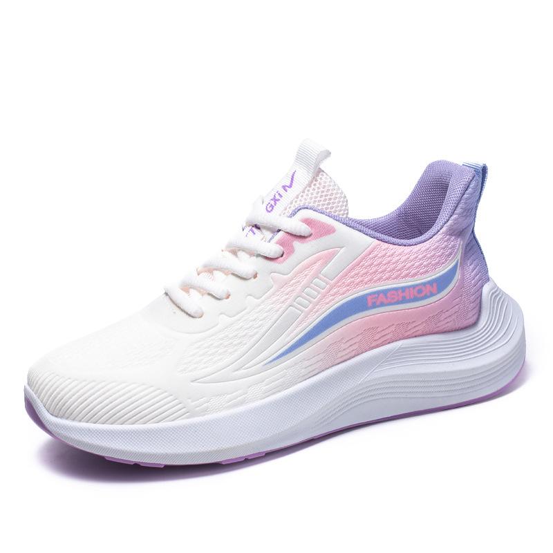 Spring new women's shoes soft sole not tired feet single shoes casual versatile running shoes comfortable breathable sports shoes women