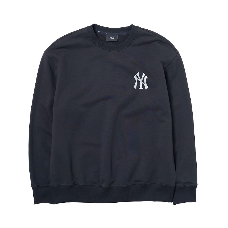 New MLB New York Yankees Sweatshirt Unisex Black 3AMTT0144-50BKS