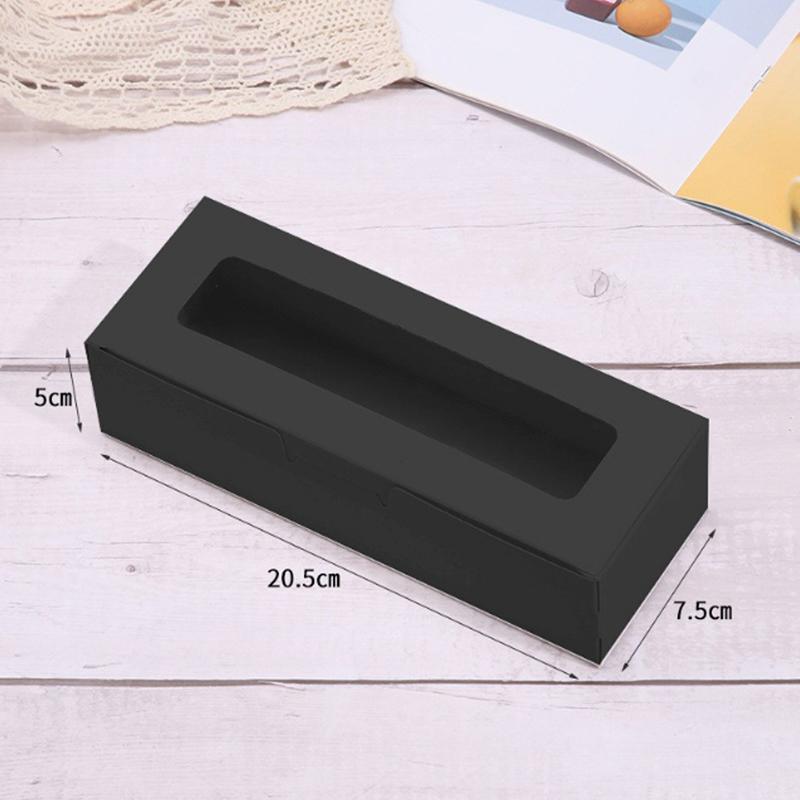 

5/10/20 шт. Прозрачная упаковочная коробка с окном для конфет, десертов, выпечки, тортов, свадеб, дней рождения, вечеринок 20pcs(No Logo)&20.5x7.5x5cm