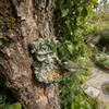 V-Baumdämon-Form Vogelhäuschen, Harz-Außen-Gartenanhänger, Gartengestaltung Dekoration