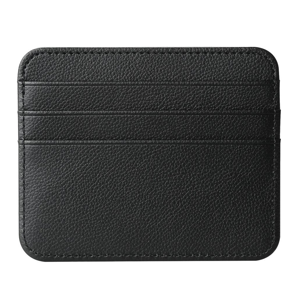 Slim Thin Mini ID Business Credit Card Holder PU Leather Men's Coin Money Card Wallet Case Male Small Cardholder Purse for Women
