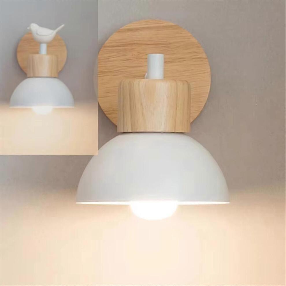 Nordic Style Wood Wall Lamp: Perfect for Living Room, Bedroom, Study, Kid's Room & Hallway Decoration
