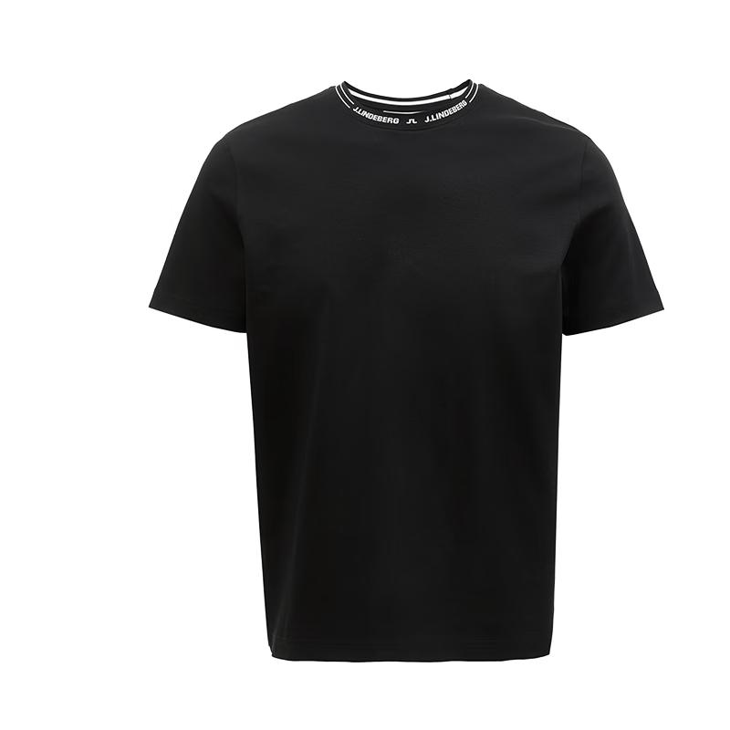 J. Lindeberg Men s Solid Cotton T-Shirt S
