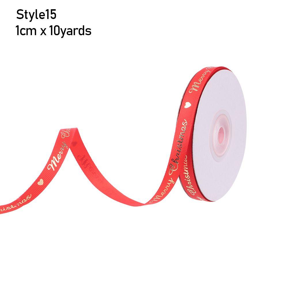 Decor Hair Bows DIY Printed Grosgrain Ribbons Wedding Decoration Christmas Ribbon Gift Wrapping