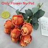 Flower Rose Elegant Bouquet With Silk Cloth For Photography And Event Decoration