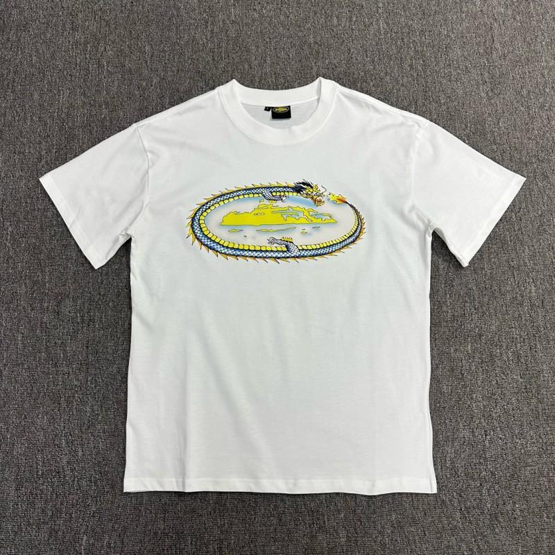 Corteiz Streetwear Graphic Tee Unisex Oversized Cotton T-Shirt Hip Hop Casual Short Sleeve Top
