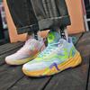2025 new men's and women's style basketball shoes actual sports mandarin duck youth and students outdoor sports non-slip sneakers