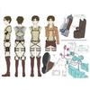 Attack On Titan Mikasa, Eren, Levi Survey Corps Full Body Leather Strap Cosplay Gear Available