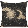 Tarot Card God Sun Face Pillowcase Moon Pillowcase Decoration Living Room bedroom sofa Bed Home Decor Car Cushion decoration