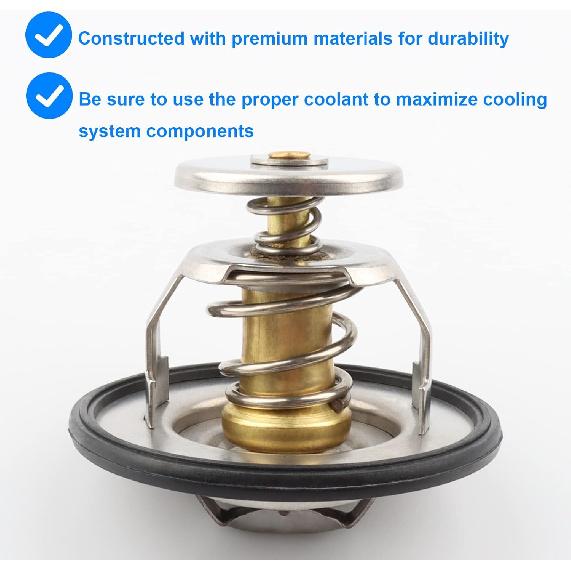 Thermostat Compatible With Chrysler Dodge Jeep Ram 5.7L 6.1 6.4L Hemi SRT8 203℉ - Ram 1500 2500 3500, 300 300C Challenger Charger Durango Magnum
