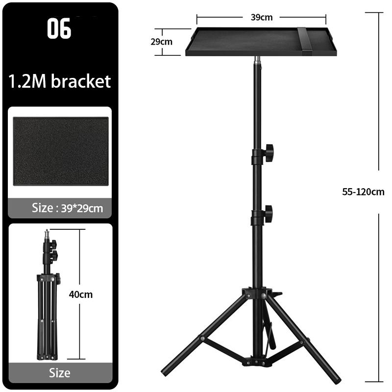 Universal Sound Card Projector Tray Live Microphone Tripod Stand Smartphone Camera Laptop Stand Bracket with 1/4Inch Thread New