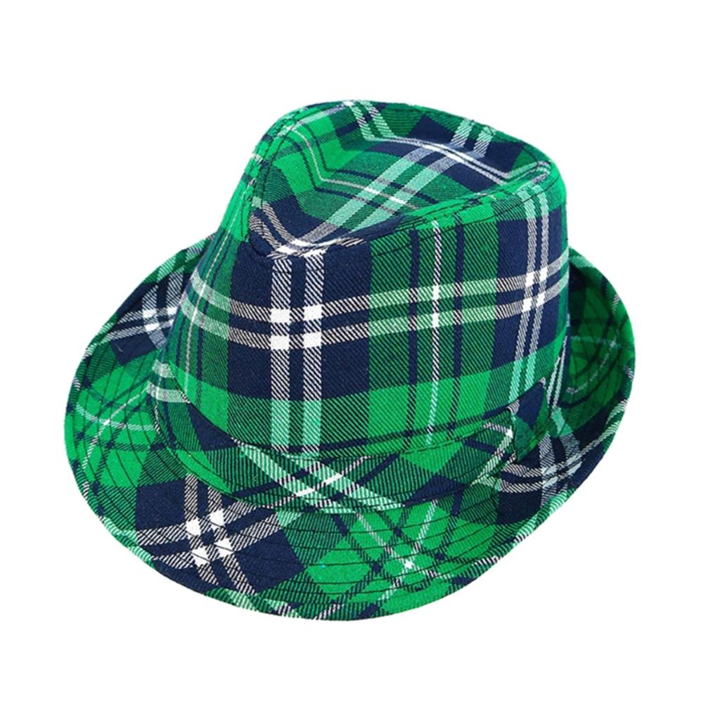 StPatrick Day Celebration Costume Hat Shamrock Glasses Suspenders Braces Necklace Festival Party Props Irish Accessories