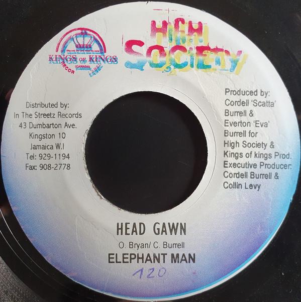

7inch Record ELEPHANT MAN / HOLLOW POINT - Head Gawn / Spree none Kings Of Kings, 2003 Jamaica Reggae, Ska & Dub Used