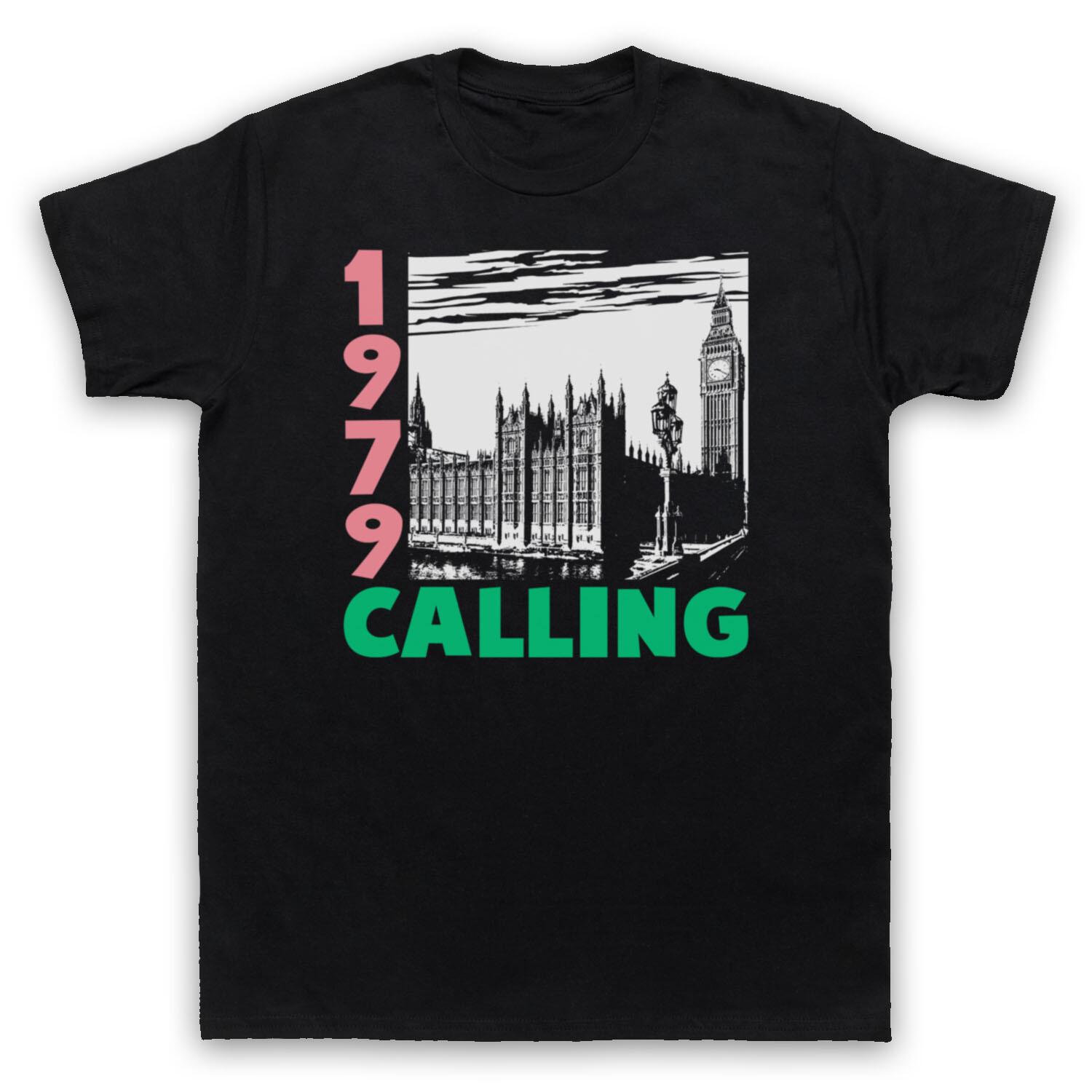 1979 Calling UK Панк-сцена Лондон Clash Музыка 70-х Мужская и женская футболка 2XL