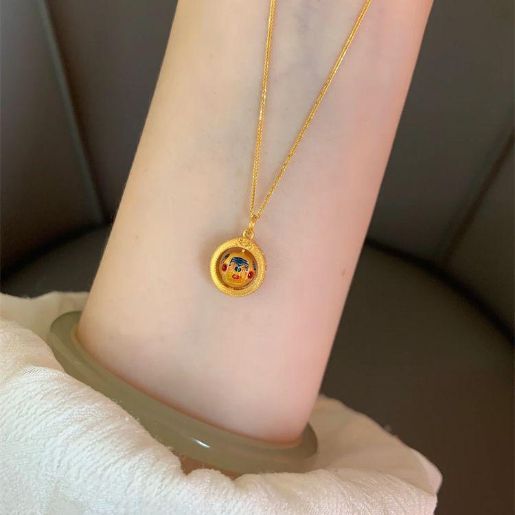 Xiaohongshu Zakilaam Tibetan-Style Retro Court Clavicle Pendant Necklace