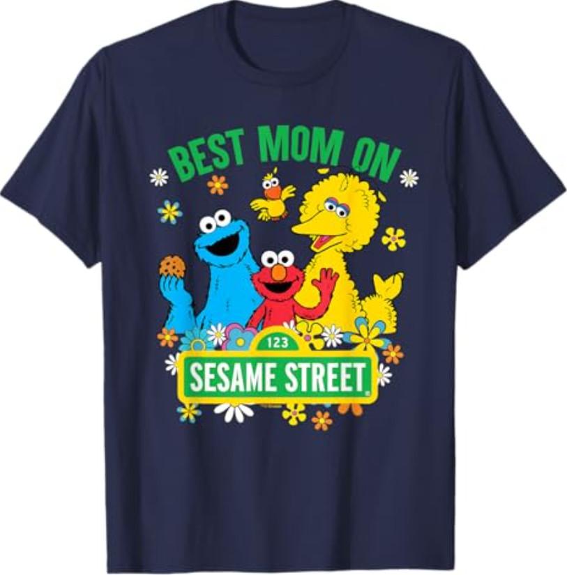 Sesame Street Mother s Day Best Mom On Sesame Street T-Shirt S