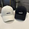 Casquette de Baseball pour Femmes Nouvelle Broderie Lettre Large Bord Chapeau de Soleil Décontracté pour Printemps Été