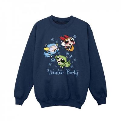 The Powerpuff Girls Girls Winter Party Sweatshirt